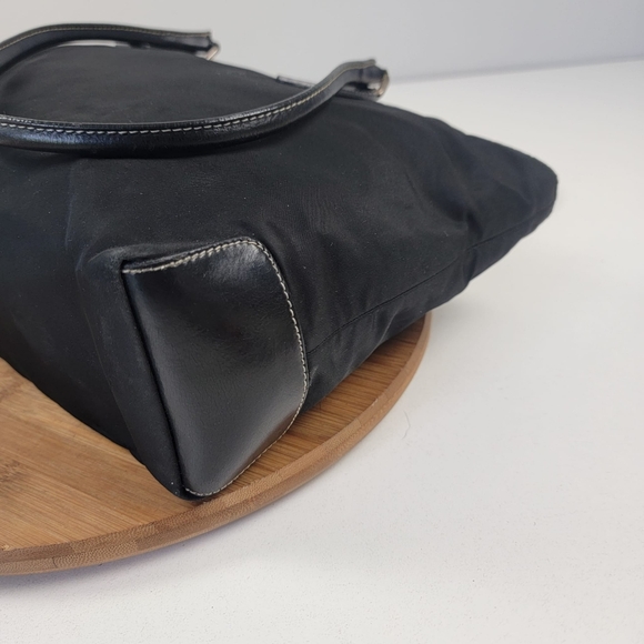 Vintage Prada TESSUTO Nylon Black Tote Shoulder Bag - Picture 5 of 16